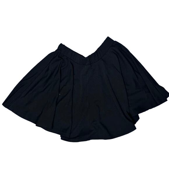⁀➷ Women's Clothes Plus Size Extra Large Black Skater Skirt (D-XL-JXIKH) - Picture 2 of 3